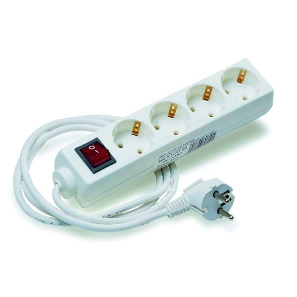 BASE MULTIPLE 4 BASES CON INTERRUPTOR