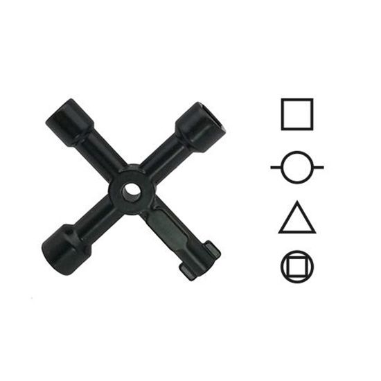 LLAVE CRUZ MULTIFUNCION PARA ARMARIOS 27134